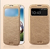 Kalaideng Samsung i9500 Galaxy S4 Standl Pencereli Gold Deri Klf - Resim 5