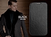 Kalaideng Samsung i9600 Galaxy S5 Enland nce Kapakl Siyah Deri Klf - Resim 1