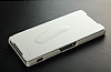 Kalaideng Sony Xperia Z2 Enland nce Kapakl Beyaz Deri Klf - Resim: 2