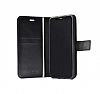 Kar Deluxe Samsung Galaxy A03 Czdanl Yan Kapakl Siyah Deri Klf - Resim 5