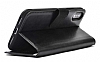 Kar Deluxe Samsung Galaxy M12 Czdanl Yan Kapakl Siyah Deri Klf - Resim 3