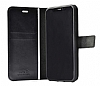 Kar Deluxe Samsung Galaxy M12 Czdanl Yan Kapakl Siyah Deri Klf - Resim 5