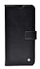 Kar Deluxe Samsung Galaxy M12 Czdanl Yan Kapakl Siyah Deri Klf