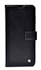 Kar Deluxe Samsung Galaxy S23 FE Kapakl Czdanl Siyah Deri Klf