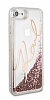 Karl Lagerfeld iPhone 7 / 8 Sulu Simli Rose Gold Rubber Klf - Resim: 1