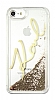 Karl Lagerfeld iPhone 7 / 8 Sulu Simli Gold Rubber Klf - Resim: 1