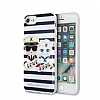 Karl Lagerfeld iPhone SE 2020 izgilii Silikon Klf - Resim 2