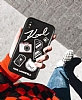 Karl Lagerfeld iPhone X / XS Siyah Karl Deri Rubber Klf - Resim: 1