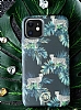 Kingxbar iPhone 11 Swarovski Tal Green Leopard Rubber Klf - Resim: 6