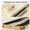 Kingxbar iPhone 13 Swarovski Tal Kalpli Kristal Gold Klf - Resim 8