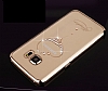 Kingxbar Samsung Galaxy S7 Edge Kalp Tal Kristal Klf - Resim: 6