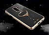 Kingxbar Samsung Galaxy S9 Plus Tal Kalpli Kristal Gold Klf - Resim 7