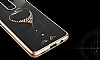 Kingxbar Samsung Galaxy S9 Tal Kalpli Gold Kristal Klf - Resim: 4