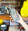 Samsung Galaxy Note 9 Kiiye zel Rose Tek Harf Doal Mermer Klf - Resim: 2