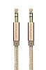 Konfulon AL04 Gold 3.5mm To Aux Kablo 1m