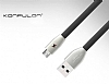 Konfulon S53 Beyaz Ledli Micro USB Data Kablosu 1m - Resim: 2