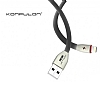 Konfulon S54 Siyah Ledli Lightning USB Data Kablosu 1m - Resim 2