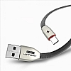 Konfulon S58 Siyah Ledli Type-C USB Data Kablosu 1m - Resim 1