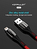 Konfulon S92 Ledli Krmz Lightning USB Data Kablosu 1m - Resim 6