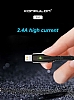 Konfulon S92 Ledli Krmz Lightning USB Data Kablosu 1m - Resim: 2