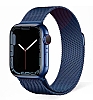 KRD-01 Apple Watch 7 Mavi Metal Kordon 45mm