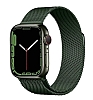 KRD-01 Apple Watch 7 Yeil Metal Kordon 45mm