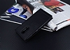 Lenovo K6 Note Gizli Mknatsl Pencereli Siyah Deri Klf - Resim: 1