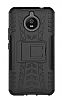 Lenovo Moto E4 Plus Sper Koruma Standl Beyaz Klf - Resim: 2