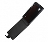 LG E973 Optimus G Kapakl Siyah Deri Klf - Resim 3