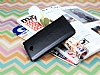 LG G Pro Lite Pencereli nce Yan Kapakl Siyah Klf - Resim: 2