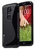 LG G2 Desenli Siyah Silikon Klf - Resim: 1