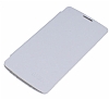 LG G3 nce Yan Kapakl Beyaz Klf - Resim: 1