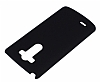 LG G3 Sert Mat Siyah Rubber Klf - Resim 3