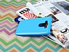 LG G3 Mavi Silikon Klf - Resim: 2