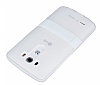 LG G3 Standl effaf Beyaz Silikon Klf - Resim 2
