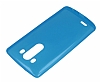 LG G3 Ultra nce effaf Mavi Silikon Klf - Resim 1