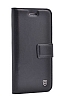 Kar Deluxe LG G4 Cüzdanlı Yan Kapaklı Siyah Deri Kılıf