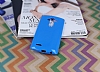 LG G4 Mavi Silikon Klf - Resim 1