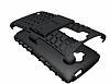 LG G4 Ultra Sper Koruma Standl Siyah Klf - Resim 2