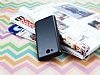 LG L90 nce Yan Kapakl Siyah Deri Klf - Resim: 2