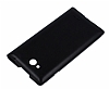 LG L90 Uyku Modlu Pencereli Siyah Deri Klf - Resim 1