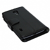 LG Optimus L7 2 Czdanl Standl Deri Klf Siyah - Resim 1