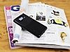 LG P700 Optimus L7 Siyah Silikon Klf - Resim 2