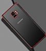 LIGKUS Samsung Galaxy S9 Krmz Kenarl effaf Silikon Klf - Resim: 8