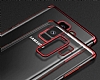 LIGKUS Samsung Galaxy S9 Lacivert Kenarl effaf Silikon Klf - Resim 7