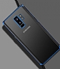 LIGKUS Samsung Galaxy S9 Plus Lacivert Kenarl effaf Silikon Klf - Resim 4
