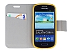 Luxo Samsung i8190 Galaxy S3 mini Kalp Standl Czdanl Deri Klf - Resim: 2