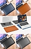 Wiwu MacBook 16 Touch Bar Skin Pro Portable Stand Kahverengi Klf - Resim: 10