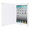 Melkco iPad 2 / iPad 3 / iPad 4 Desenli Beyaz Deri Klf - Resim: 2