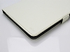Melkco iPad Mini Standl Yan Kapakl Beyaz Deri Klf - Resim: 4